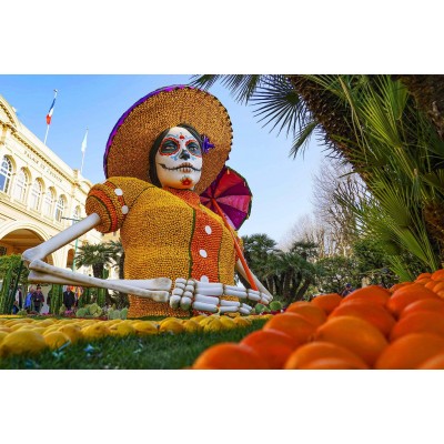 Фестиваль лимонов в Ментоне + карнавал в Ницце