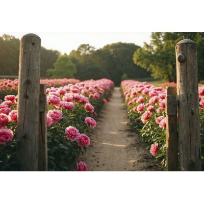 Заповедные чудеса + поле пионов