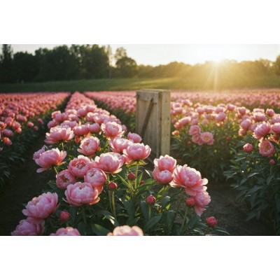 Заповедные чудеса + поле пионов