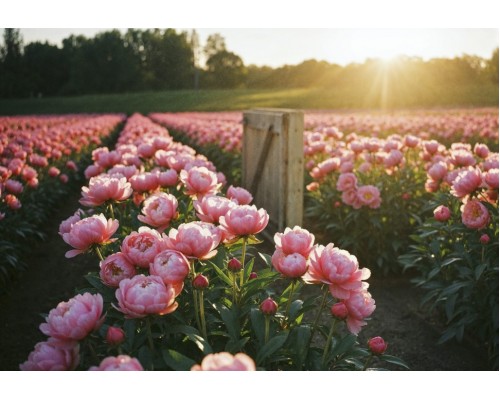 Заповедные чудеса + поле пионов